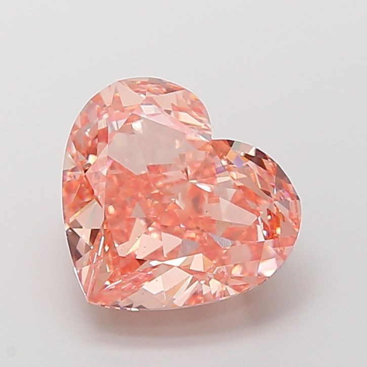 5.55 ct. heart Lab Grown Diamond front image