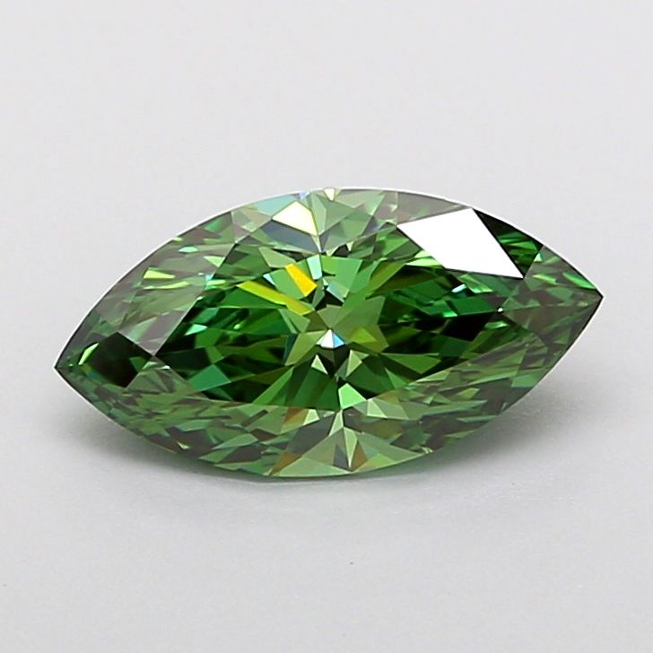 1.04 CT Fancy Vivid Green MARQUISE