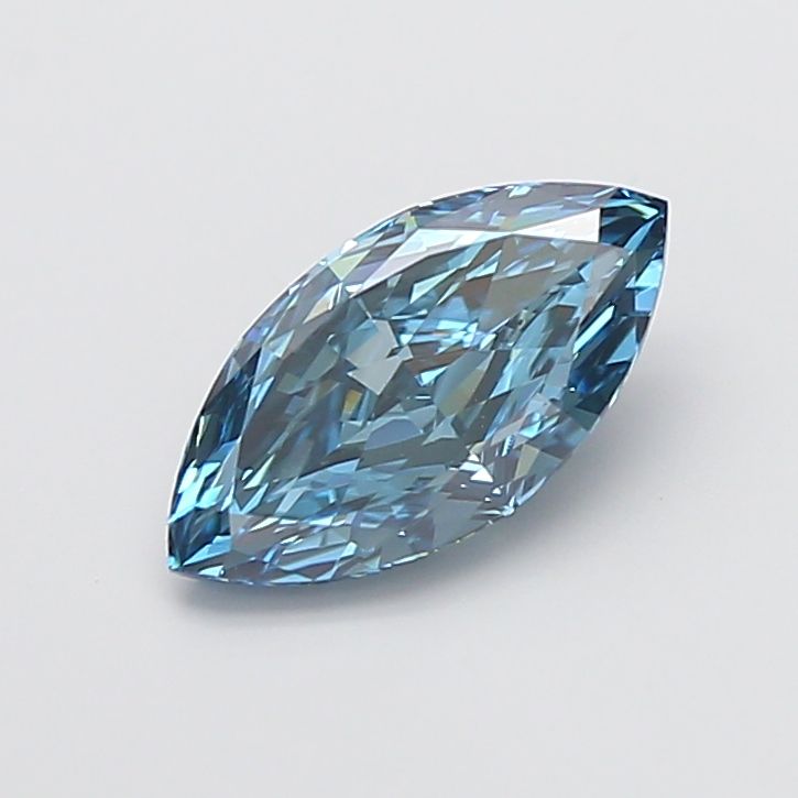 2.09 CT Fancy Vivid Blue MARQUISE