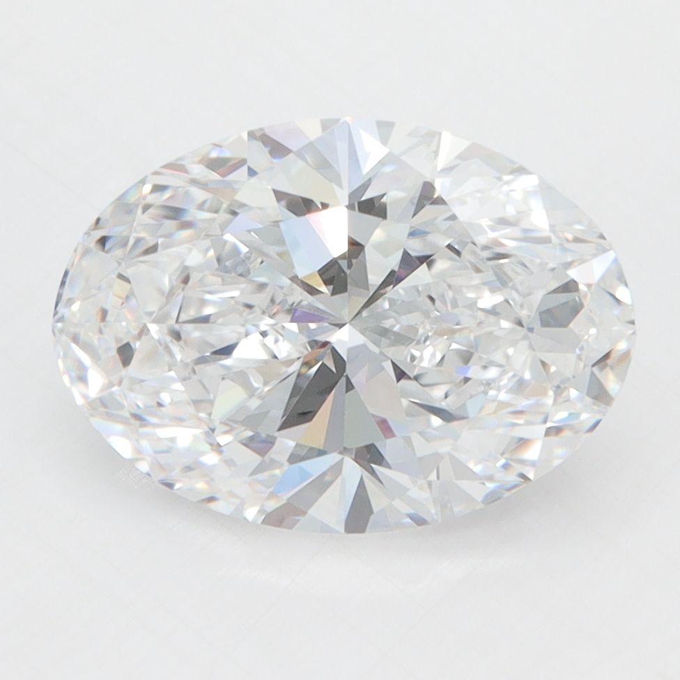 3.10 ct. oval Lab Grown Diamond front image