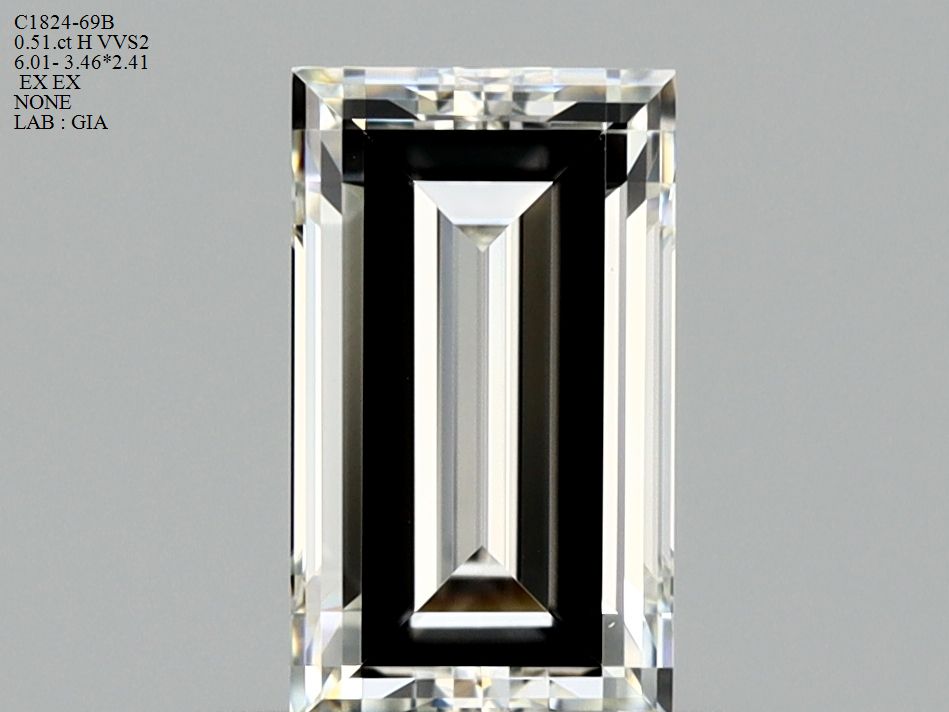 0.51 ct Baguette Diamond