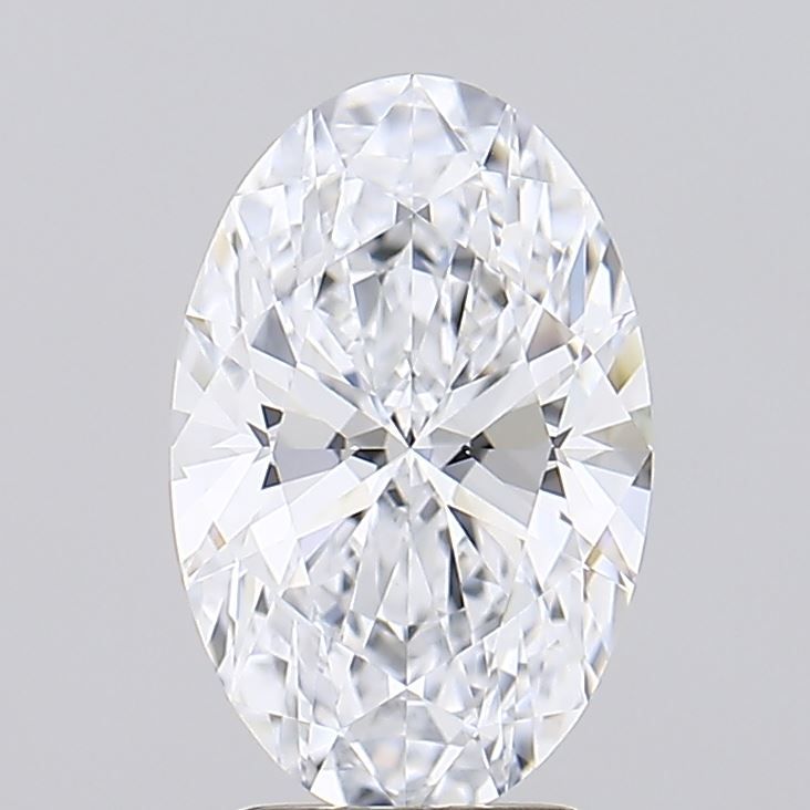 1.95 ct. oval Lab Grown Diamond front image
