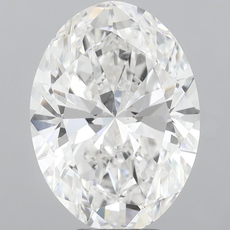 6.06 ct. oval Lab Grown Diamond front image