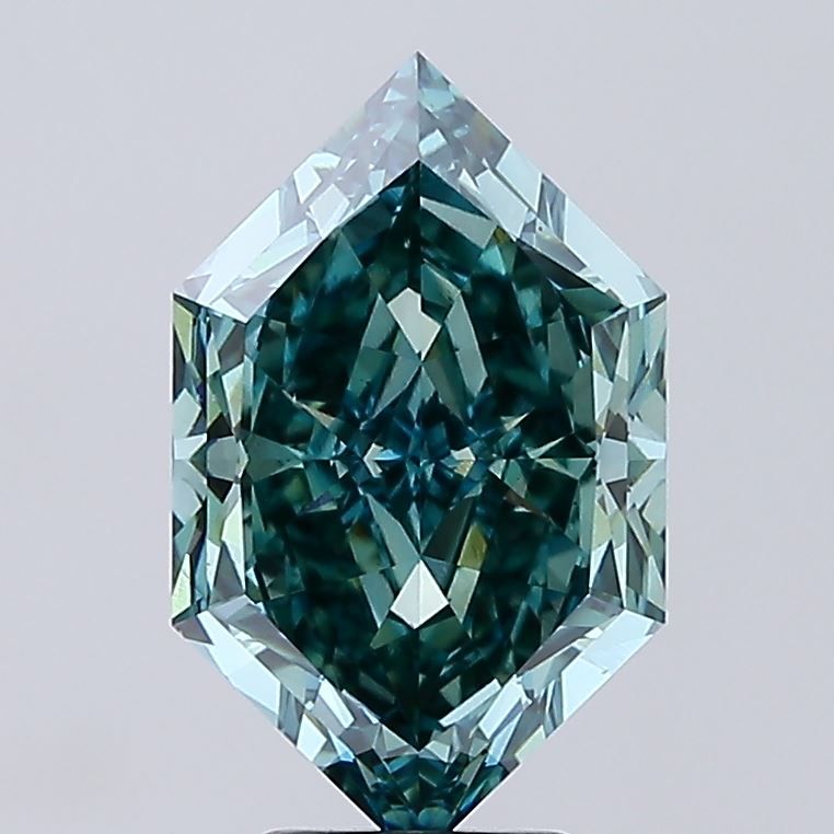 5.01 ct lab-grown Hexagonal Diamond