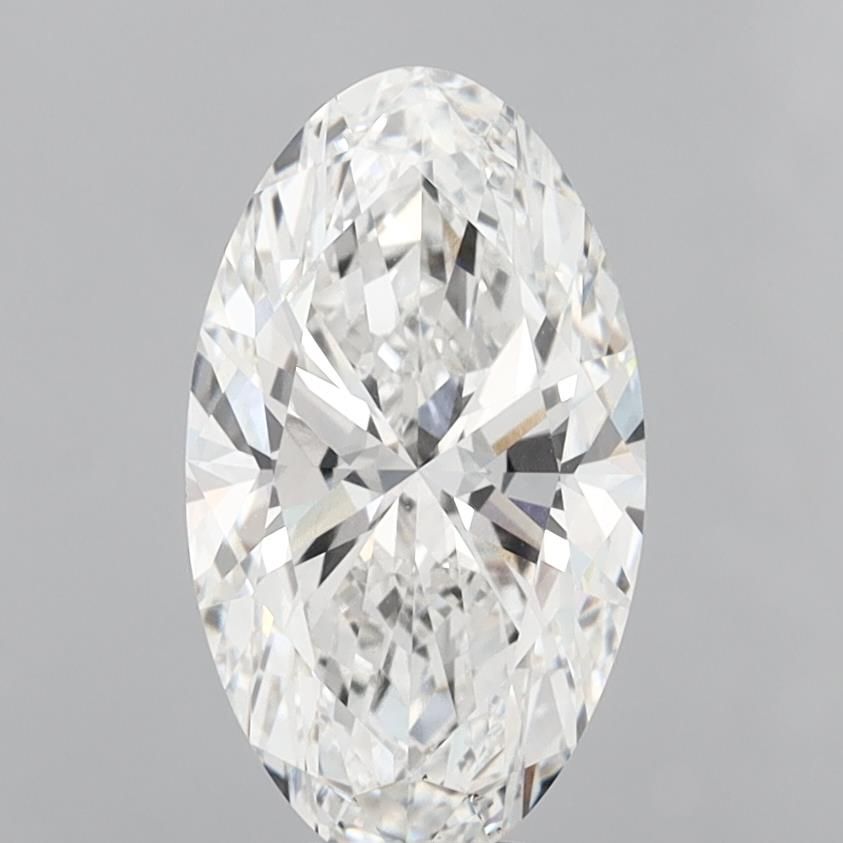 7.09 ct. oval Lab Grown Diamond front image