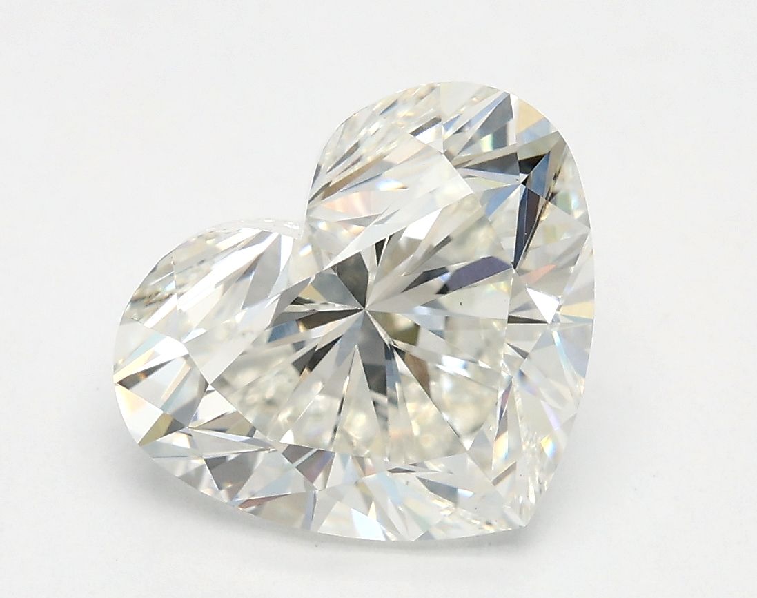 2.72 ct. heart Lab Grown Diamond front image