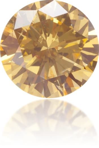Diament 0.4 ct Fancy Yellowish Orange/I1