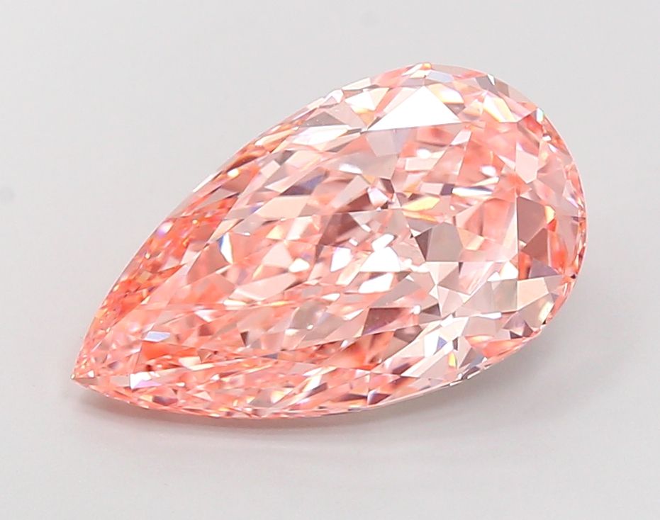 6.43 ct. pear Lab Grown Diamond front image