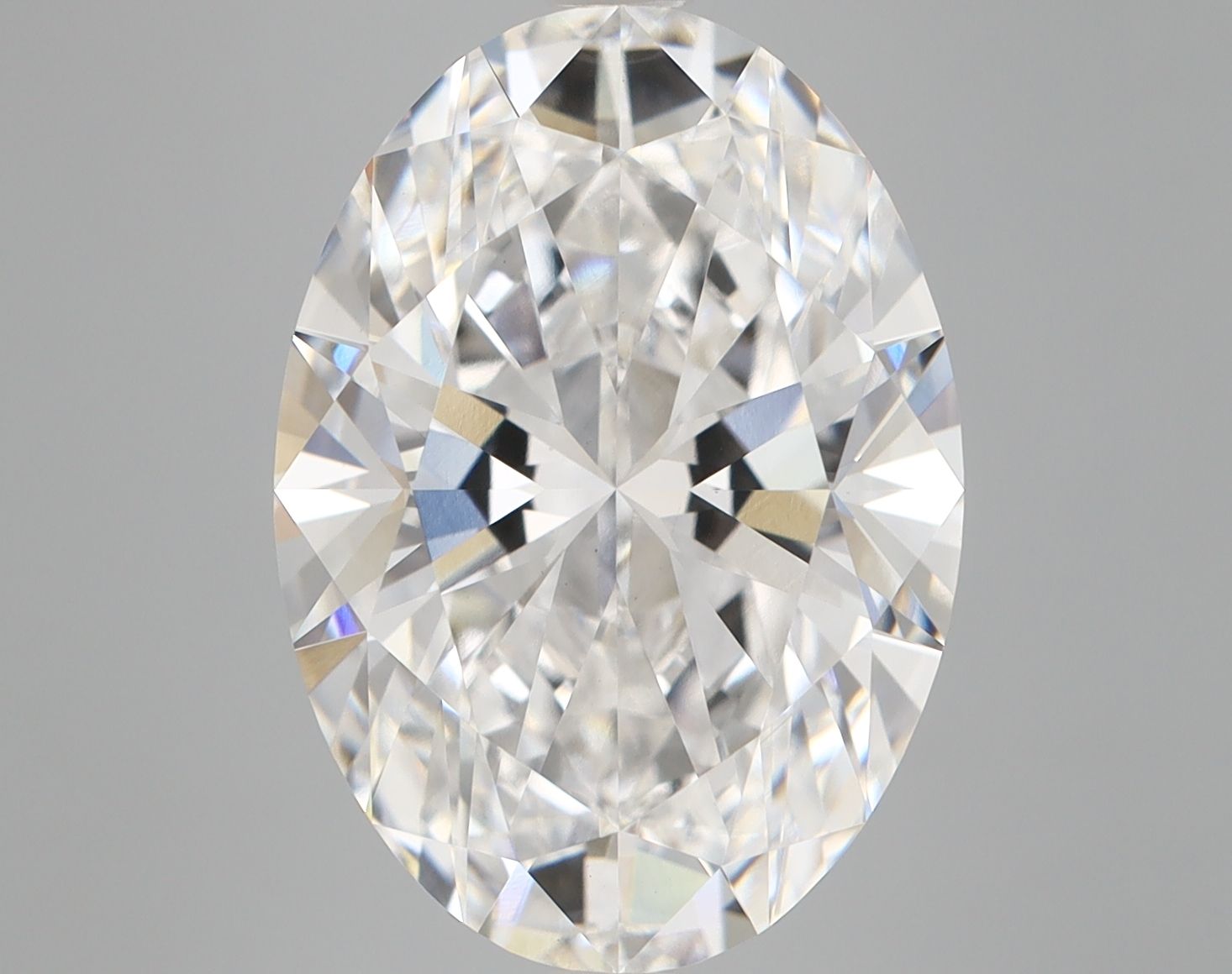 8.18 ct. oval Lab Grown Diamond front image