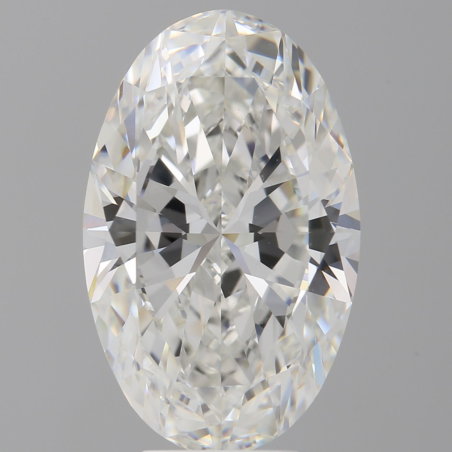 7.05 ct. oval Lab Grown Diamond front image