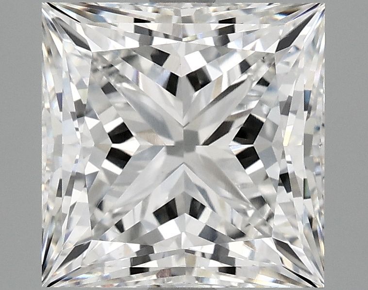 3.93 ct. princess Lab Grown Diamond front image