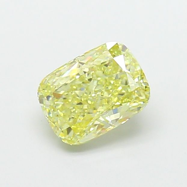 2.04 CT Fancy Yellow CUSHION MODIFIED