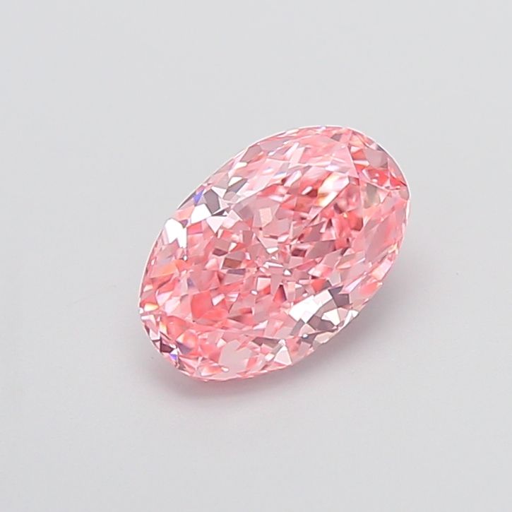 1.52 CT Fancy Vivid Pink OVAL