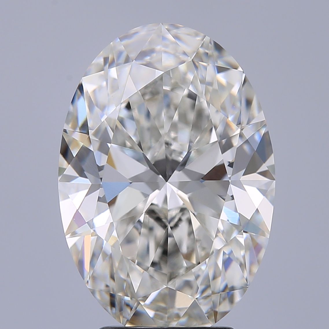 3.78 ct. oval Lab Grown Diamond front image