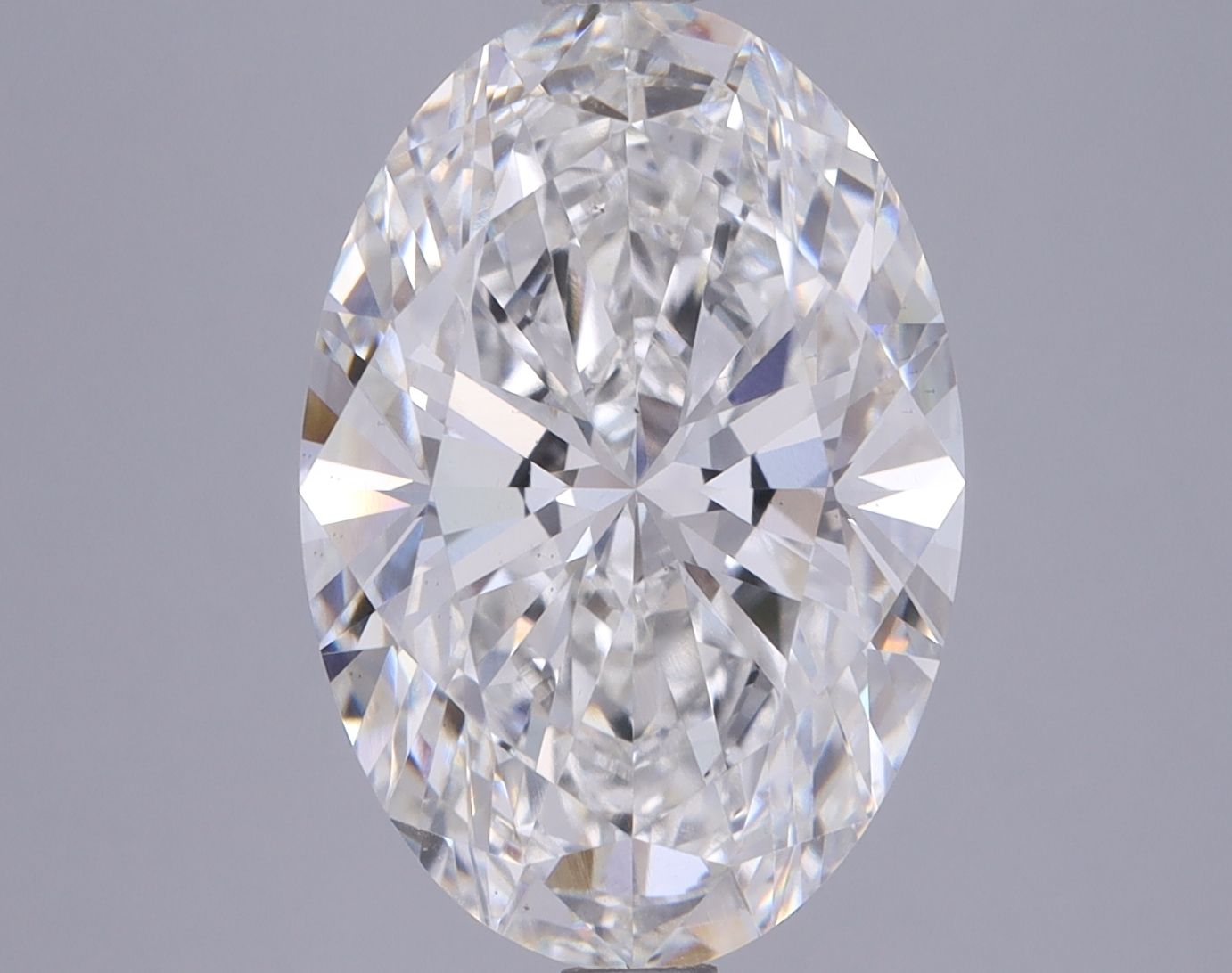 4.89 ct. oval Lab Grown Diamond front image