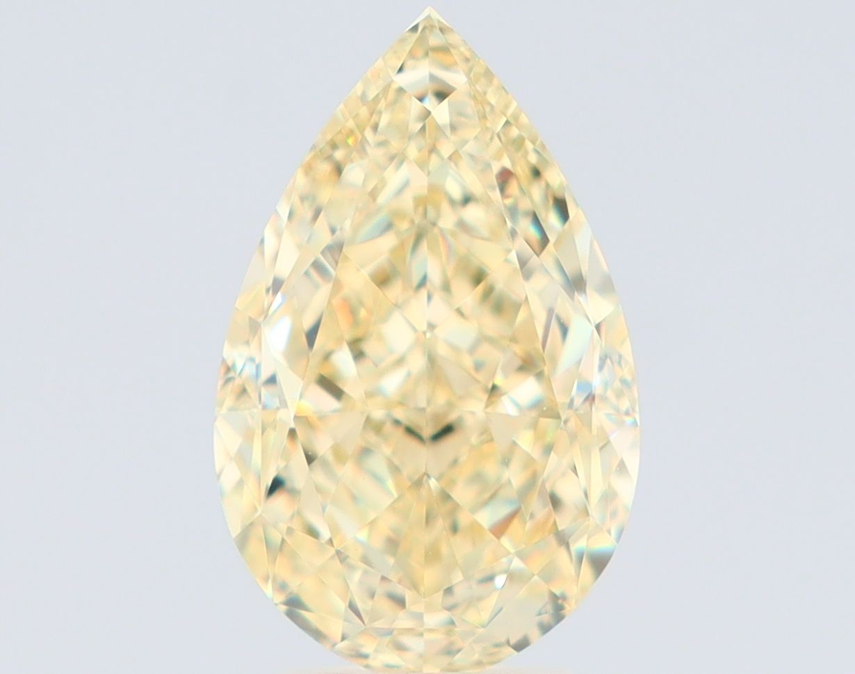 Diament 5.02 ct Fancy Light Yellow/VS1