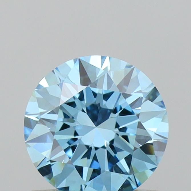 0.58 CT Fancy Vivid Blue ROUND