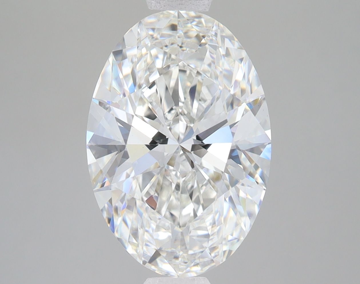 3.96 ct. oval Lab Grown Diamond front image