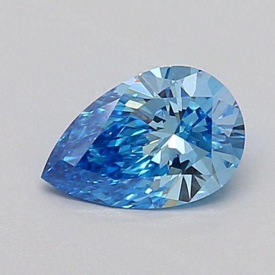 0.51 CT Fancy Vivid Blue PEAR