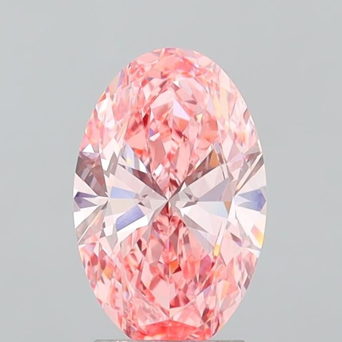 2.54 ct. oval Lab Grown Diamond front image