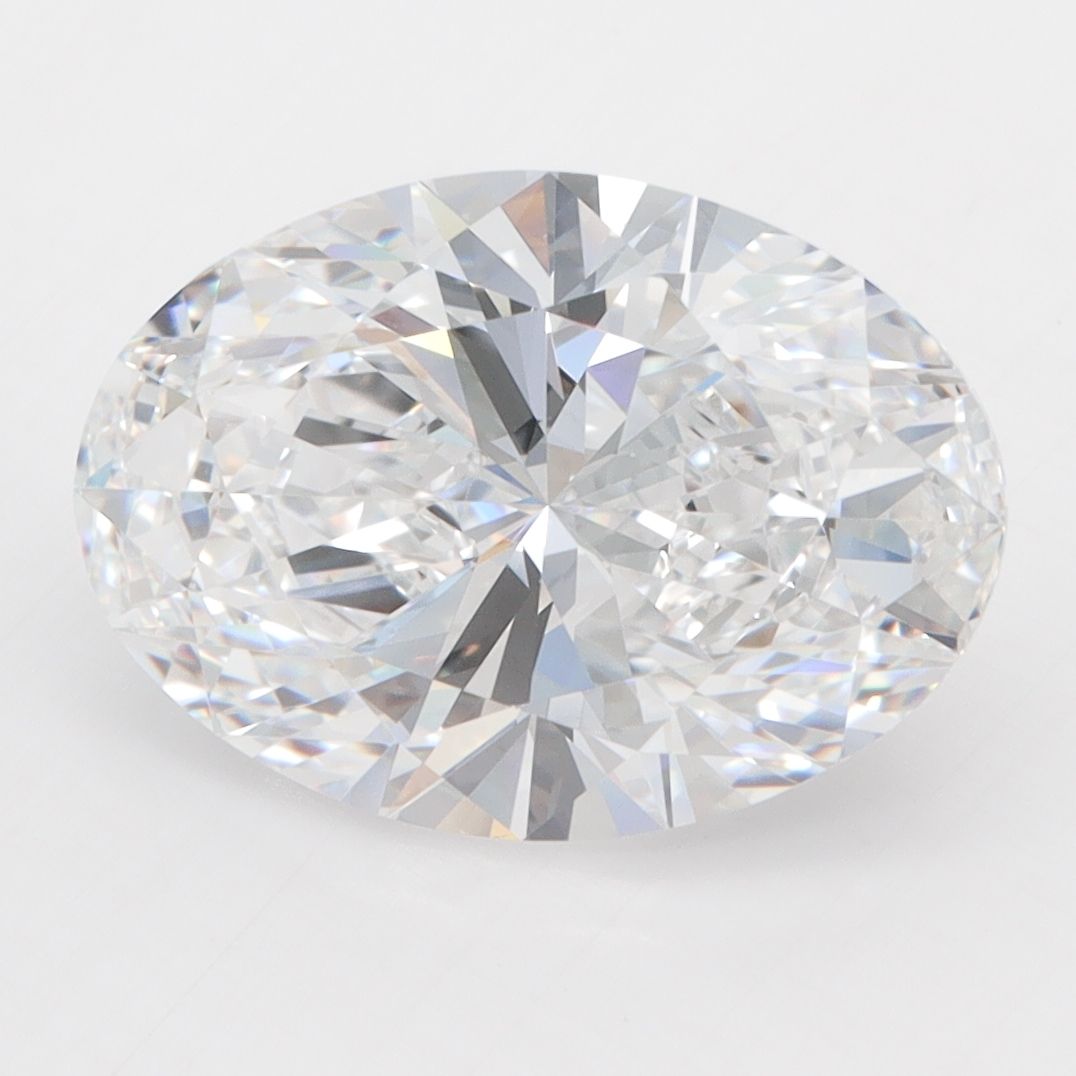 4.10 ct. oval Lab Grown Diamond front image