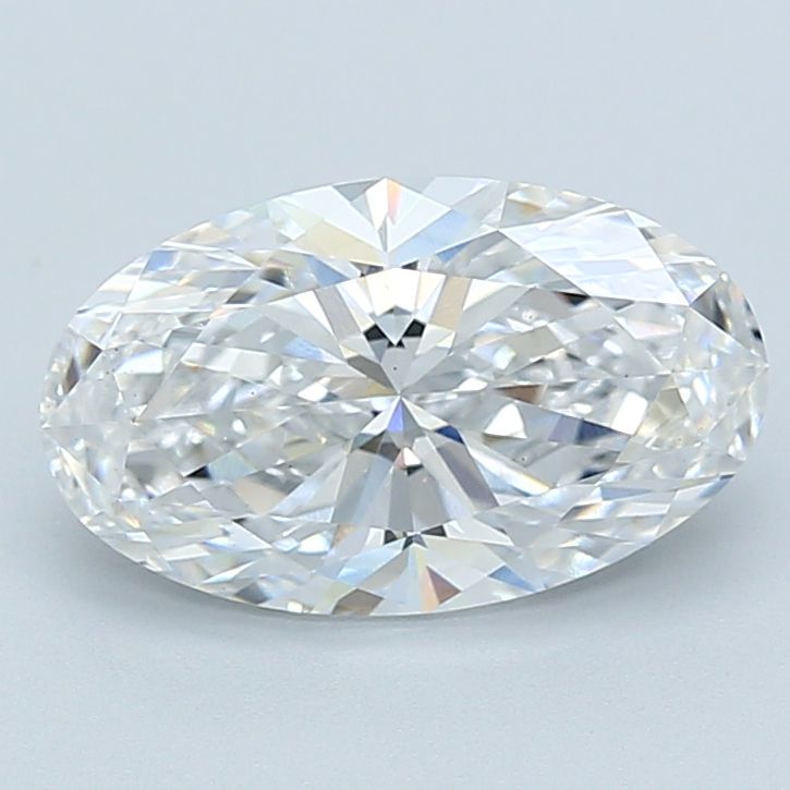 3.02 ct. oval Lab Grown Diamond front image