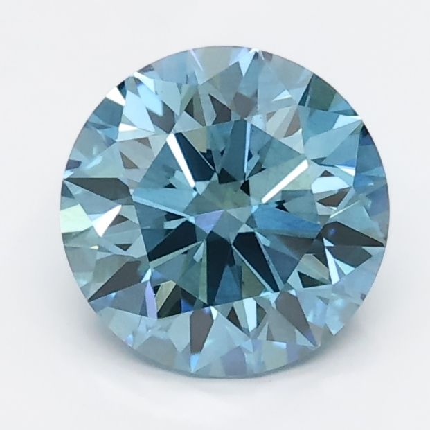 1.12 CT Fancy Vivid Blue ROUND