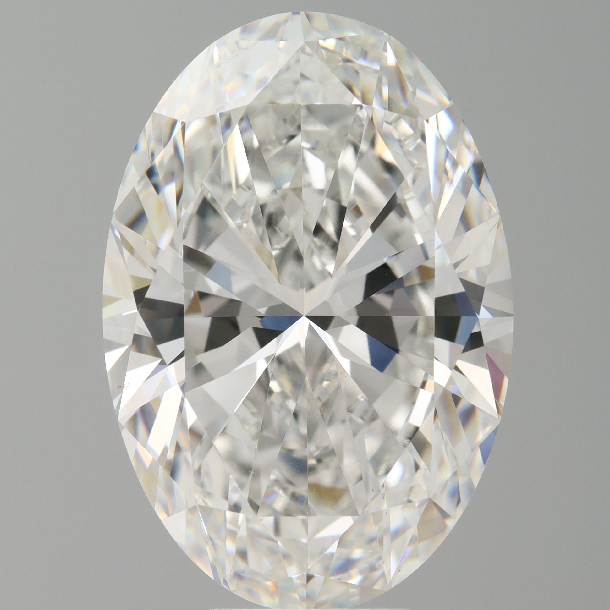 9.60 ct. oval Lab Grown Diamond front image
