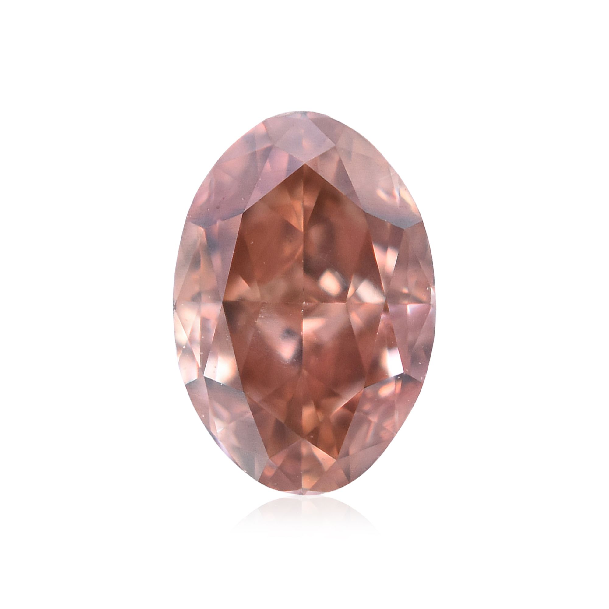 Diament 0.26 ct Fancy Deep Orangey Pink/VS2