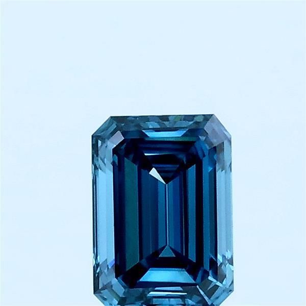 0.51 CT Fancy Vivid Blue EMERALD