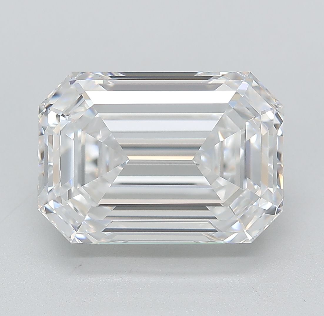 5.90 ct. emerald Lab Grown Diamond front image