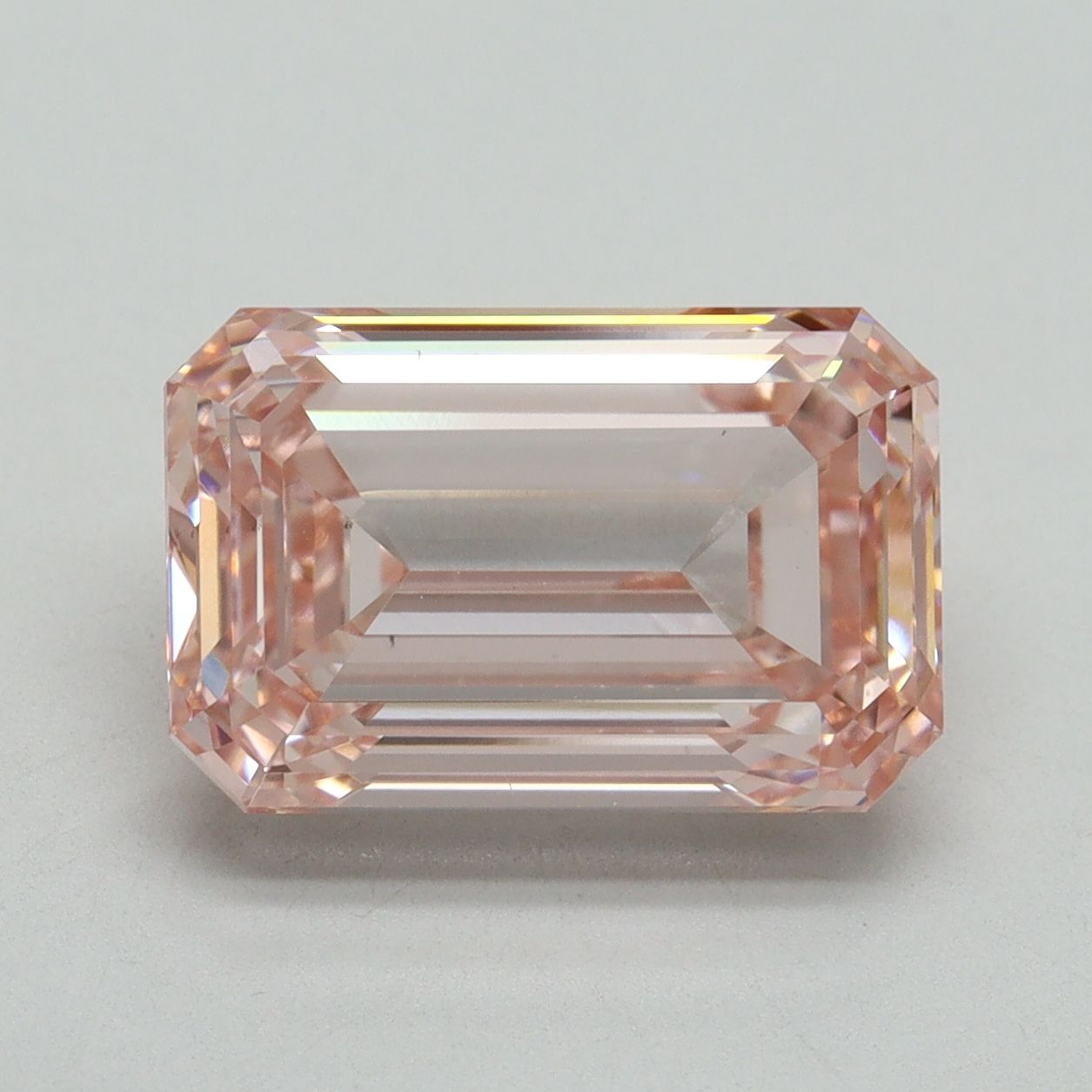 5.14 ct. emerald Lab Grown Diamond front image