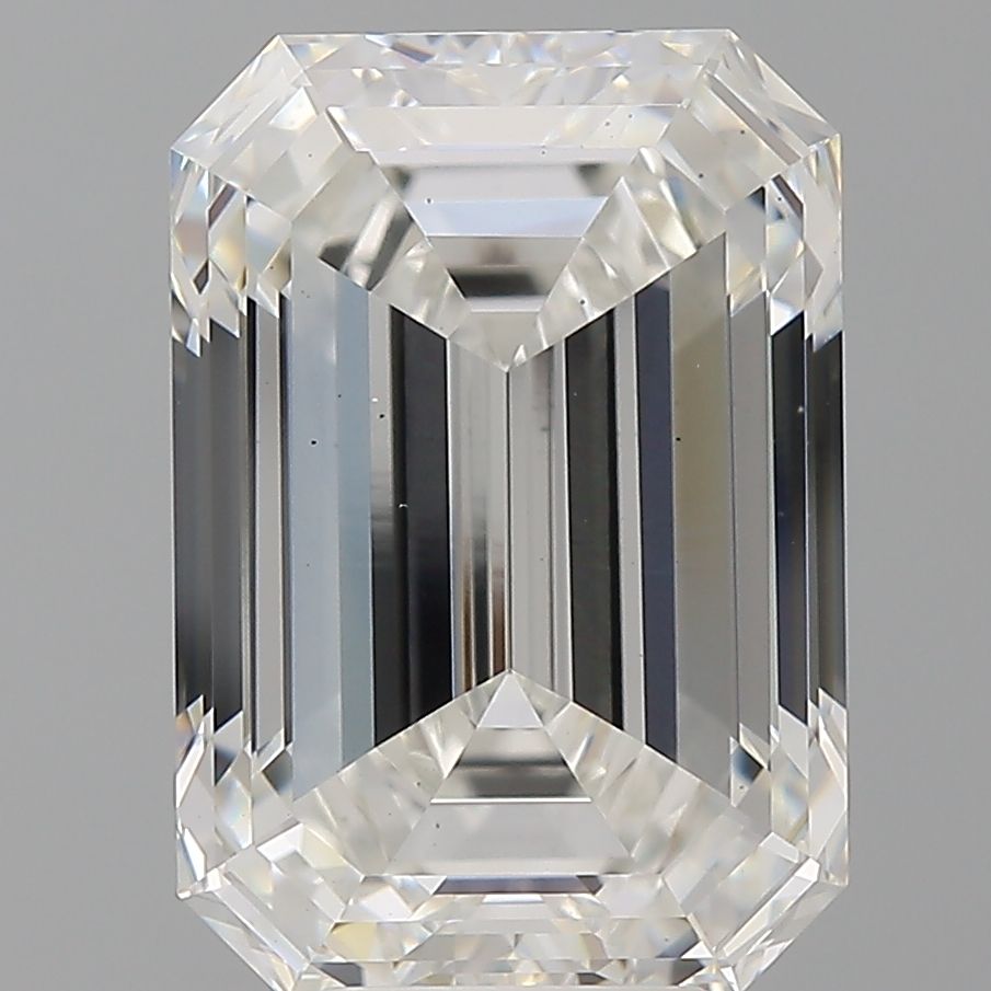 7.55 ct. emerald Lab Grown Diamond front image