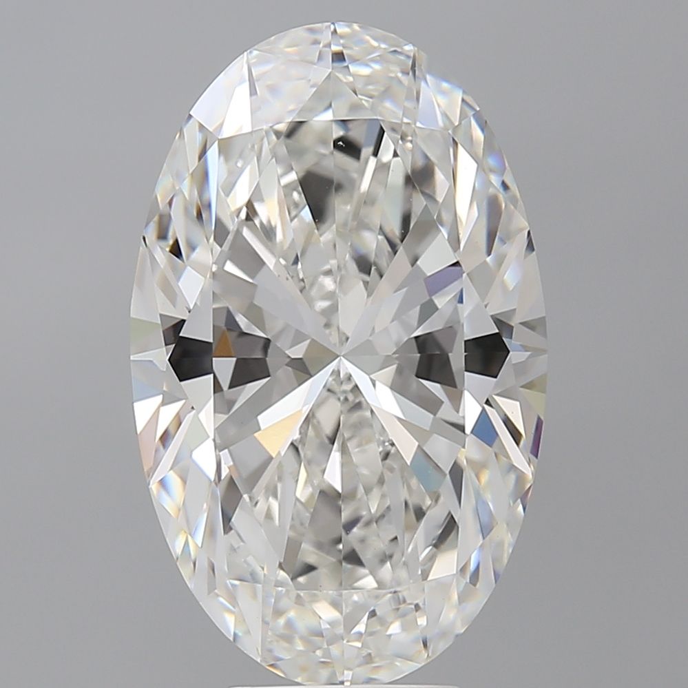 7.57 ct. oval Lab Grown Diamond front image