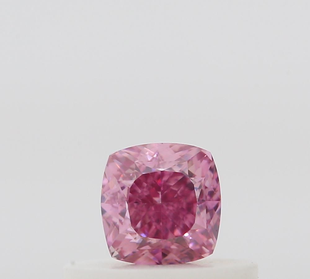 Diament 0.32 ct Fancy Vivid Purplish Pink/VS1