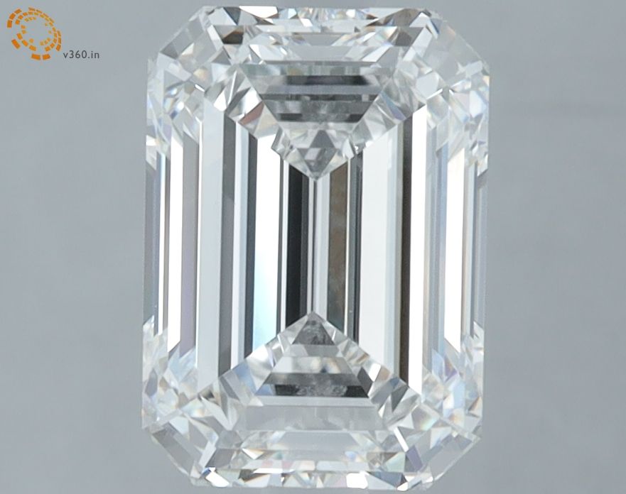 2.59 ct. emerald Lab Grown Diamond front image