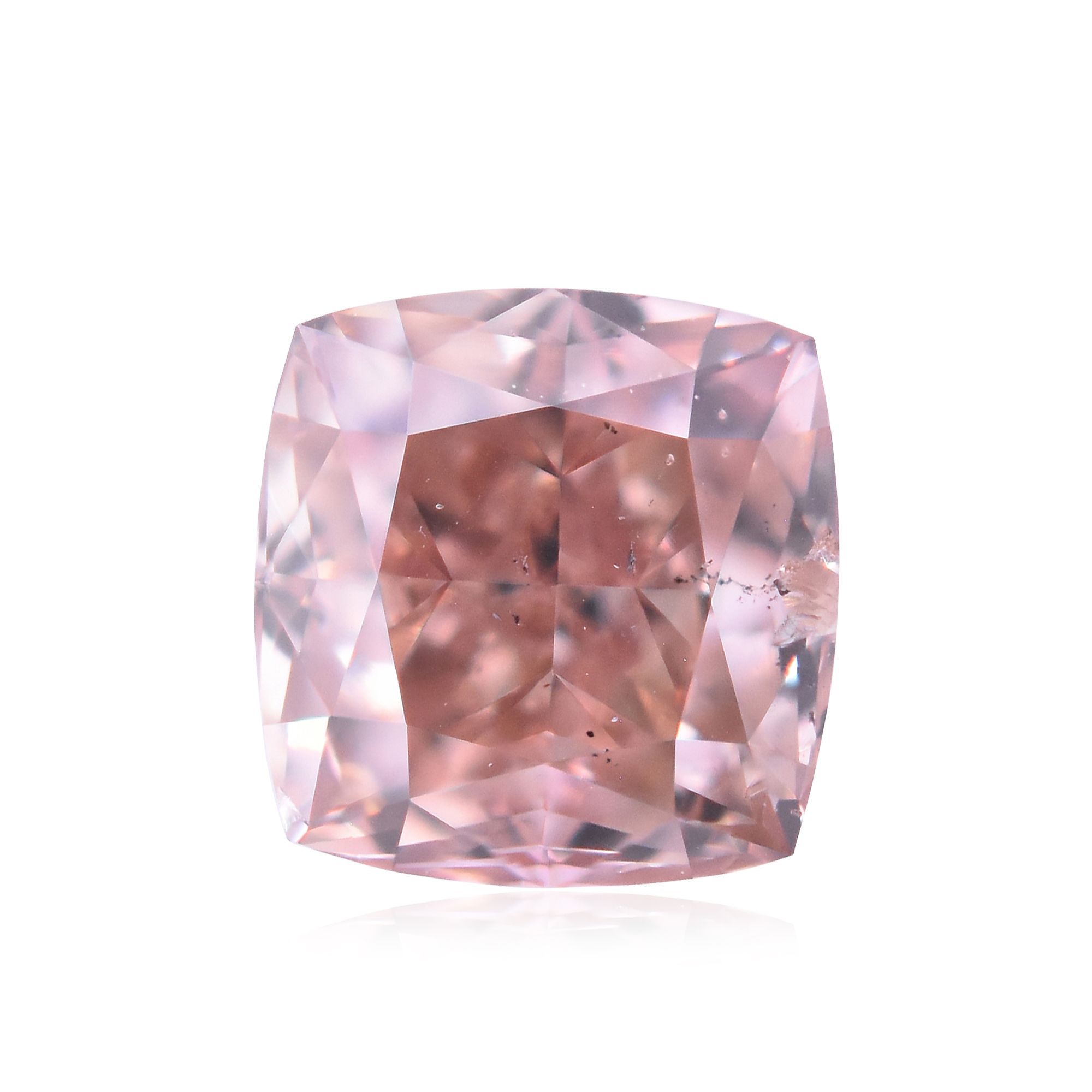 Diament 0.41 ct Fancy Deep Brownish Orangey Pink/