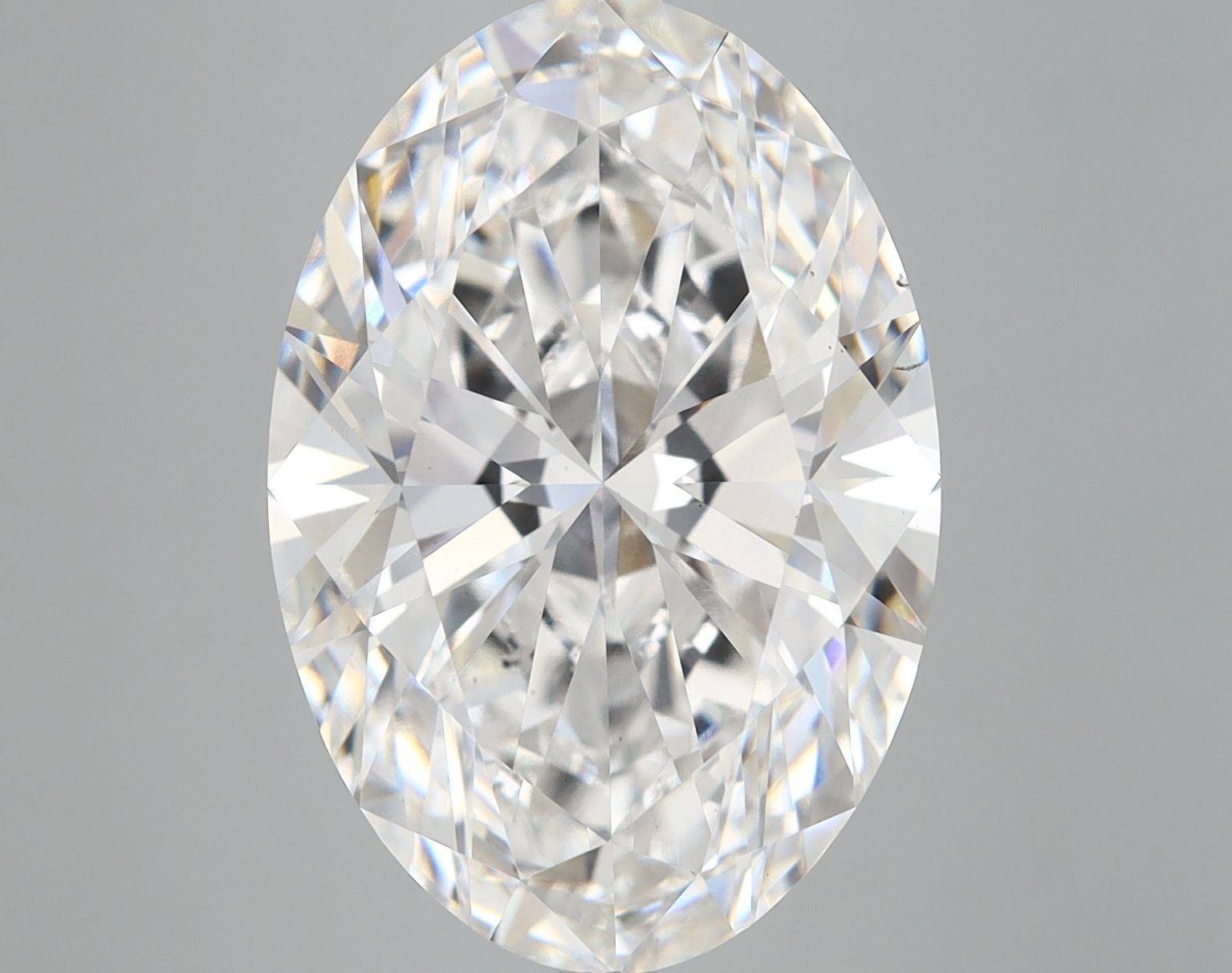 9.01 ct. oval Lab Grown Diamond front image