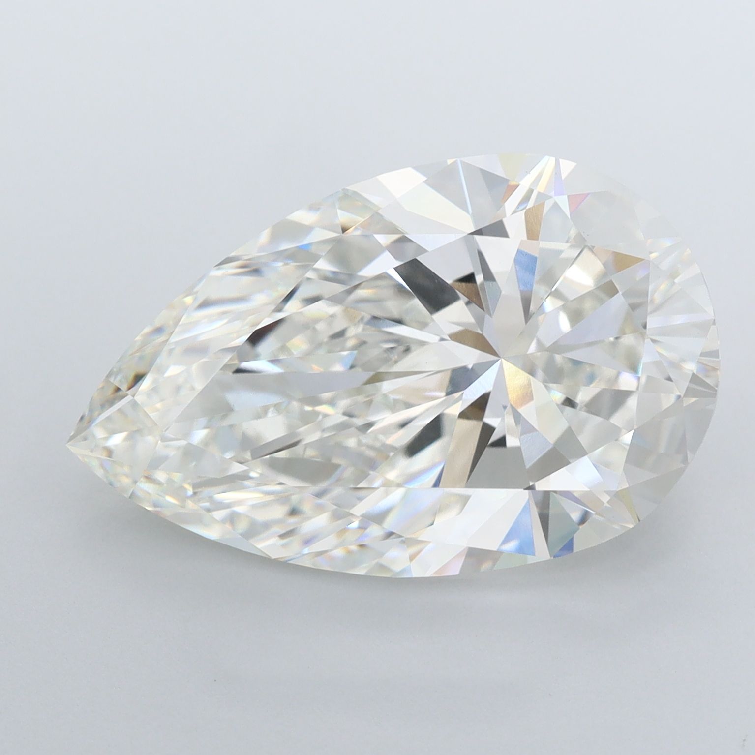 9.01 ct. pear Lab Grown Diamond front image
