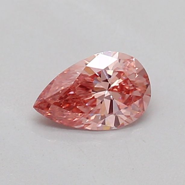 0.21 CT Fancy Vivid Pink PEAR
