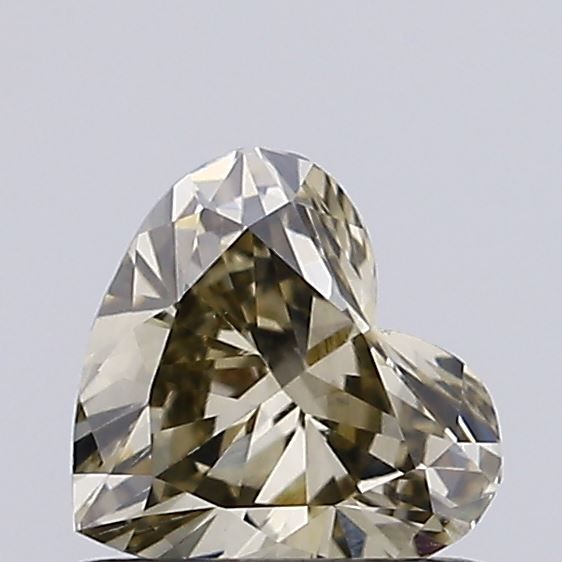 0.55 CT Very Light Yellowish Gray HEART