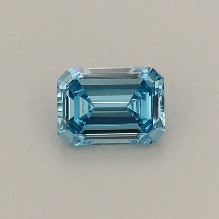 0.32 CT Fancy Vivid Blue EMERALD