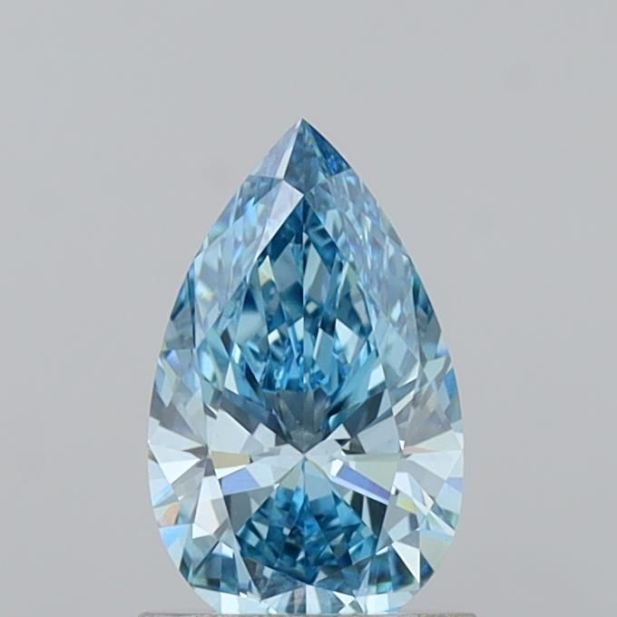 0.99 CT Fancy Vivid Blue PEAR