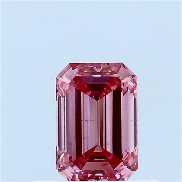 0.53 CT Fancy Vivid Pink EMERALD