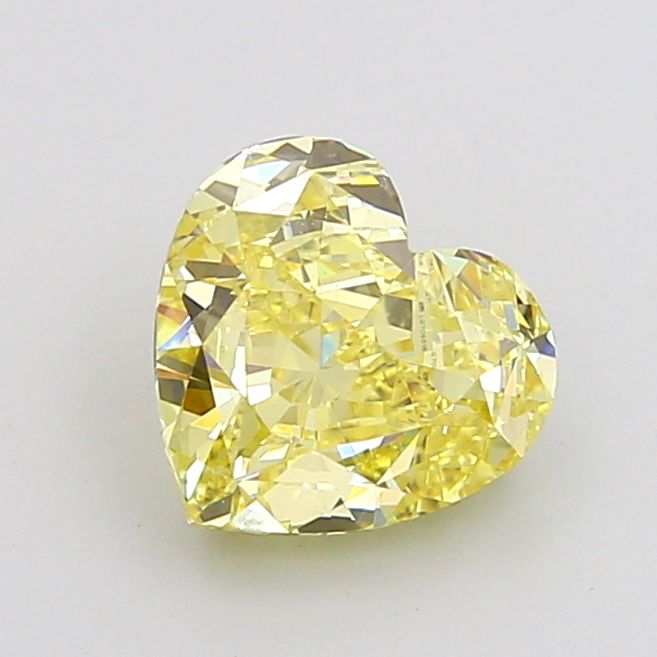 1.63 CT Fancy Light Yellow HEART