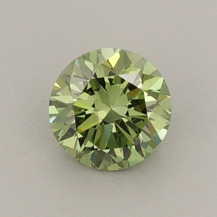 0.64 CT Fancy Vivid Green ROUND