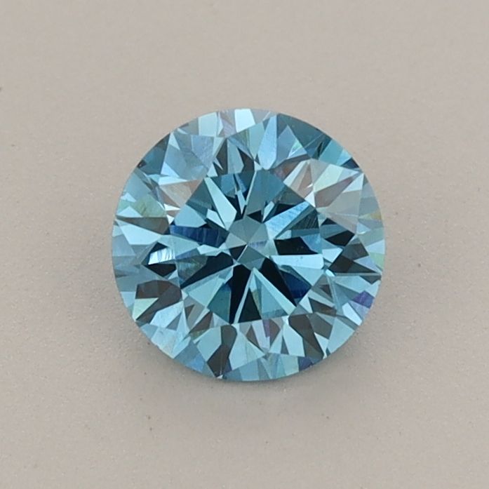 0.6 CT Fancy Vivid Blue ROUND