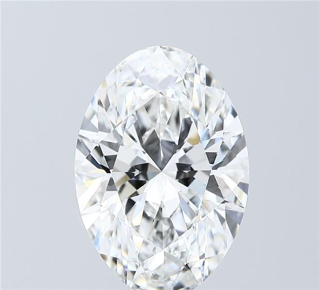 6.09 ct. oval Lab Grown Diamond front image