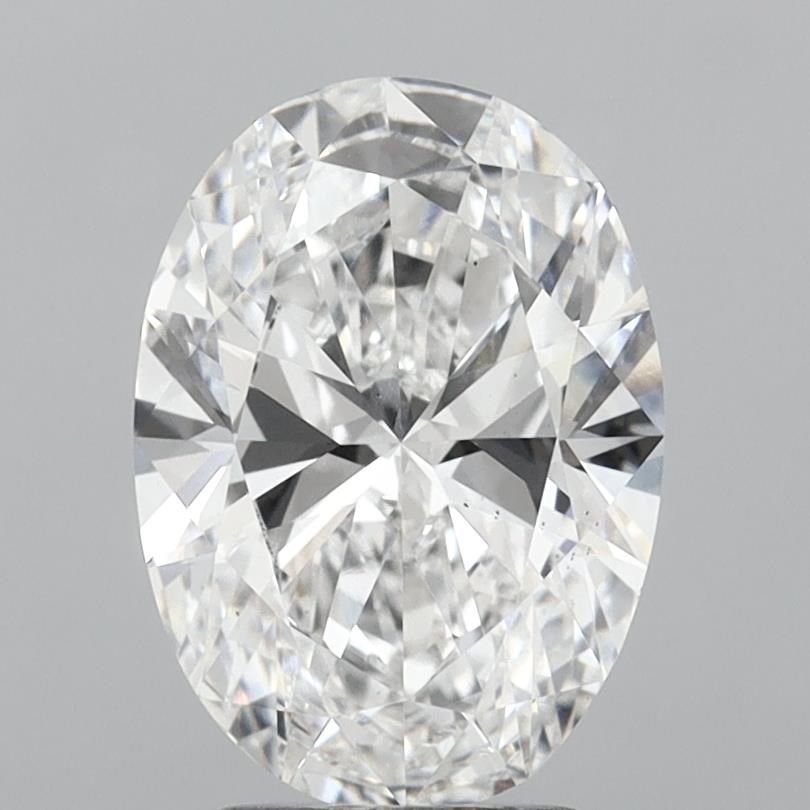 3.03 ct. oval Lab Grown Diamond front image