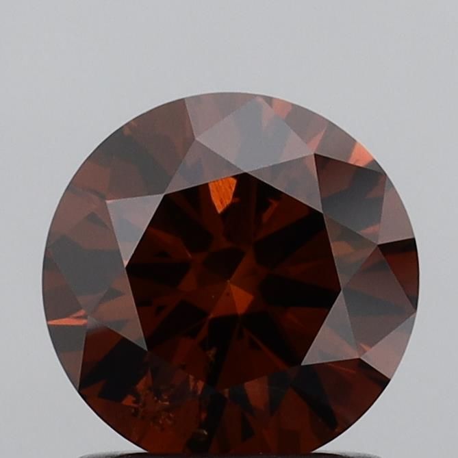 1.06 CT Fancy Deep Orangey Brown ROUND